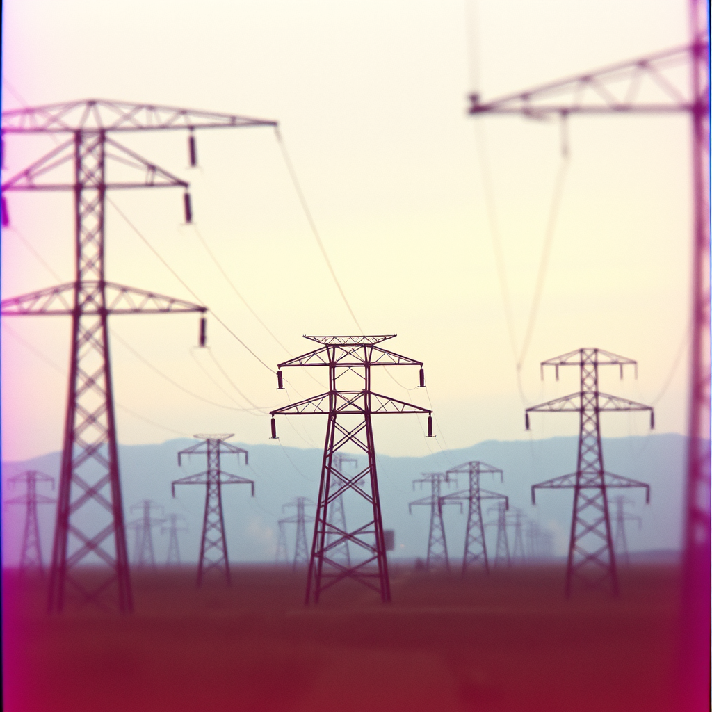 electricidad industrial, líneas de alta, media y baja tensión, infraestructura eléctrica, torres de transmisión y cables